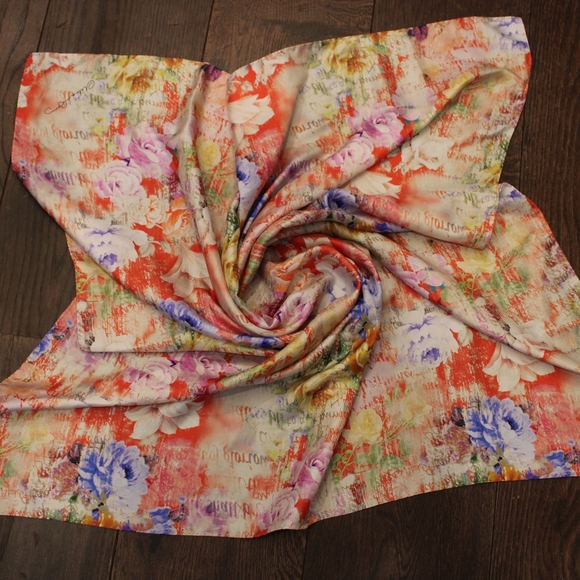 Floral Scarf - Picture 2 of 2